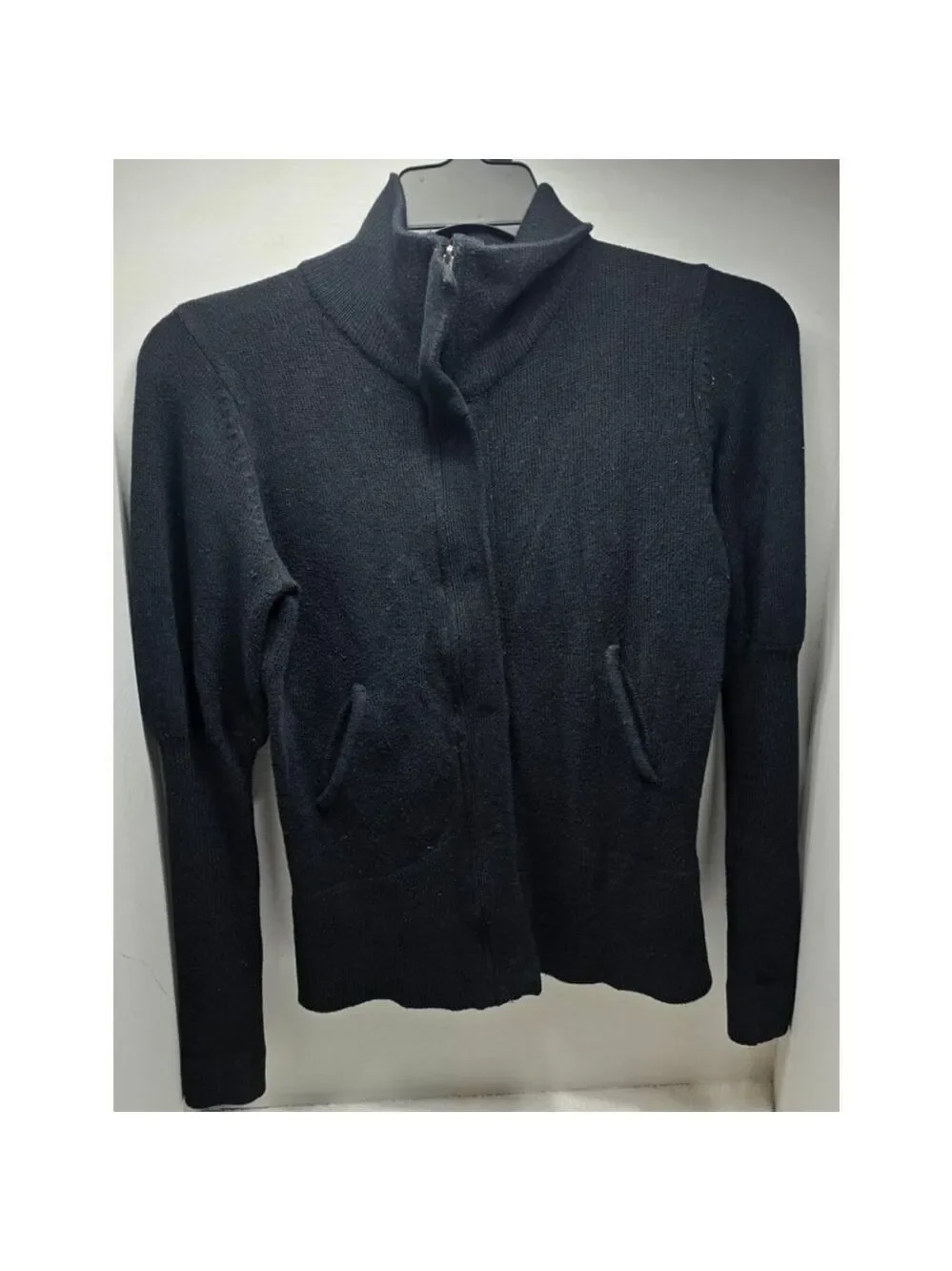 Women's BOSTON PROPER Black Turtleneck Sweater S
